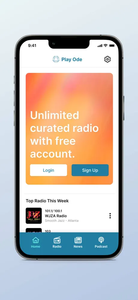 Play Ode Streaming Platform