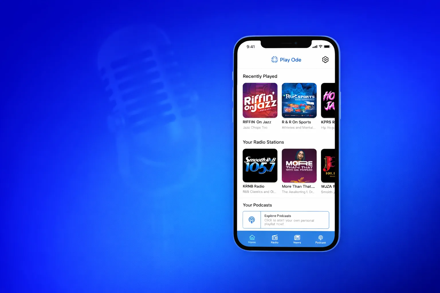 Play Ode Streaming Platform project screenshot