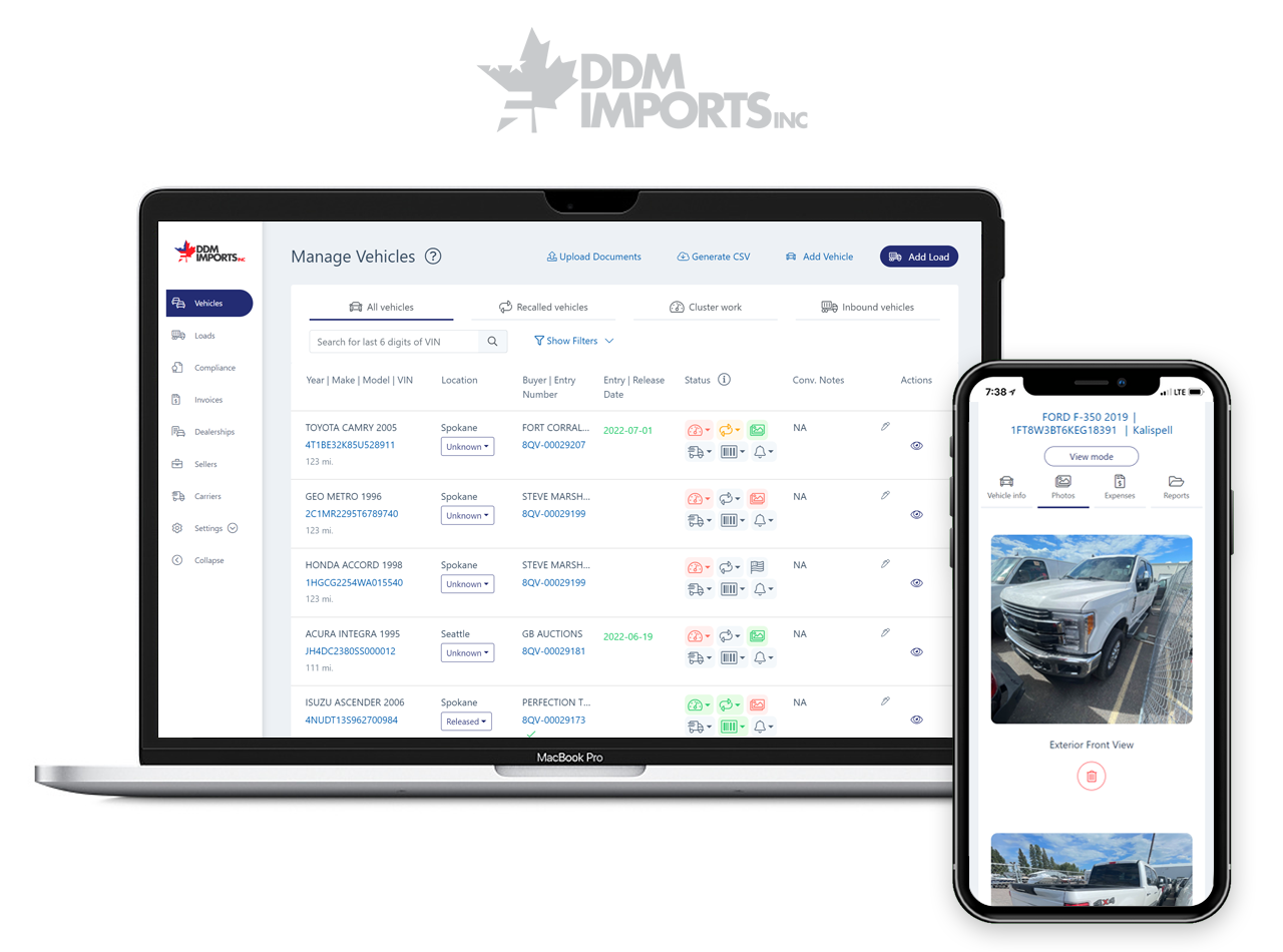 DDM Imports SAVI platform